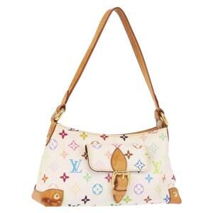 LOUIS VUITTON Monogram Multicolor Eliza Shoulder Bag White M40098 LV Auth 144297